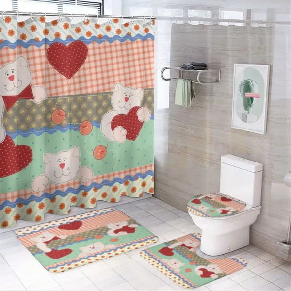 Teddy Bears Kids on a shower curtain