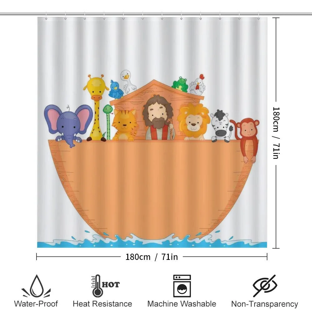 Animals Aboard Flood Motif — Detail 2