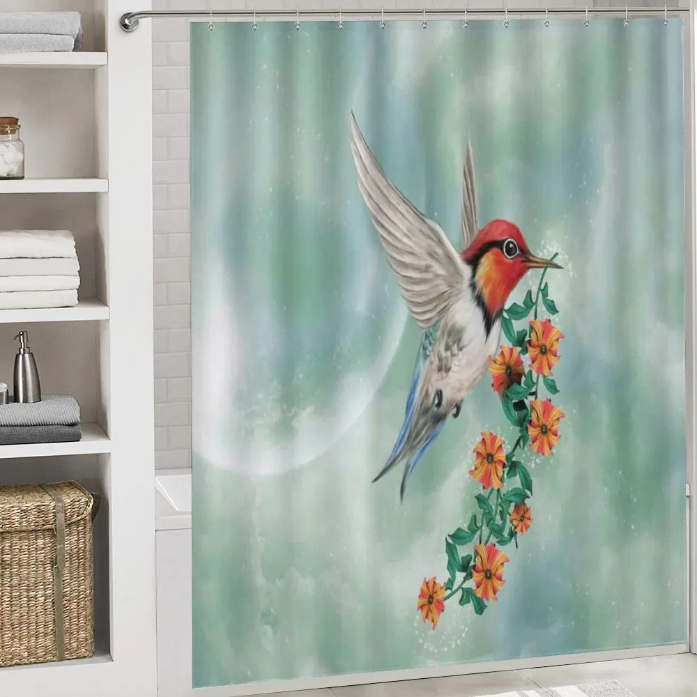 Bird with Flower Branch — Detail 4