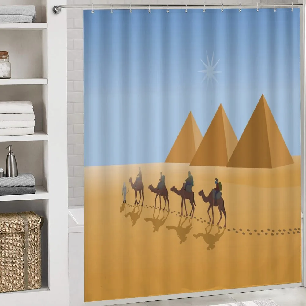 Camel Riders in Desert — Detail 4
