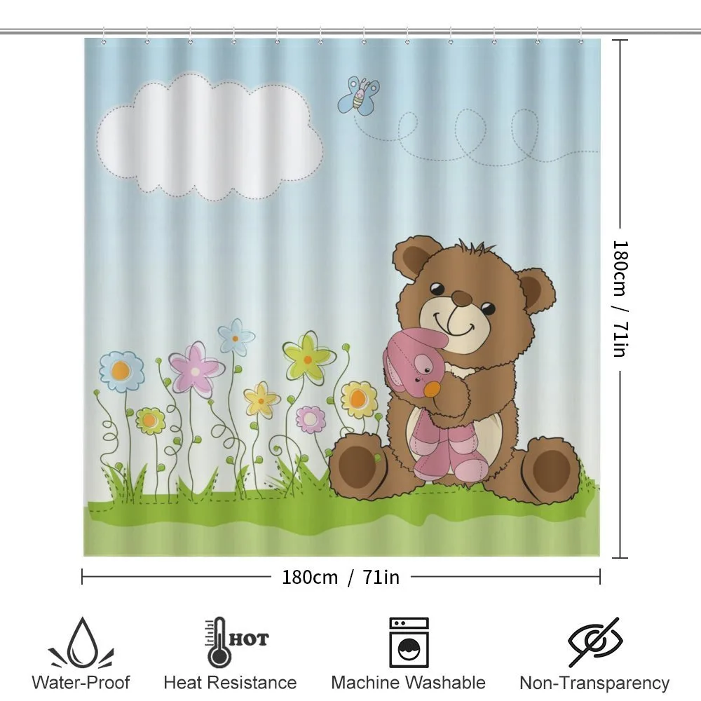 Cartoon Teddy Bear and Toy — Detail 2