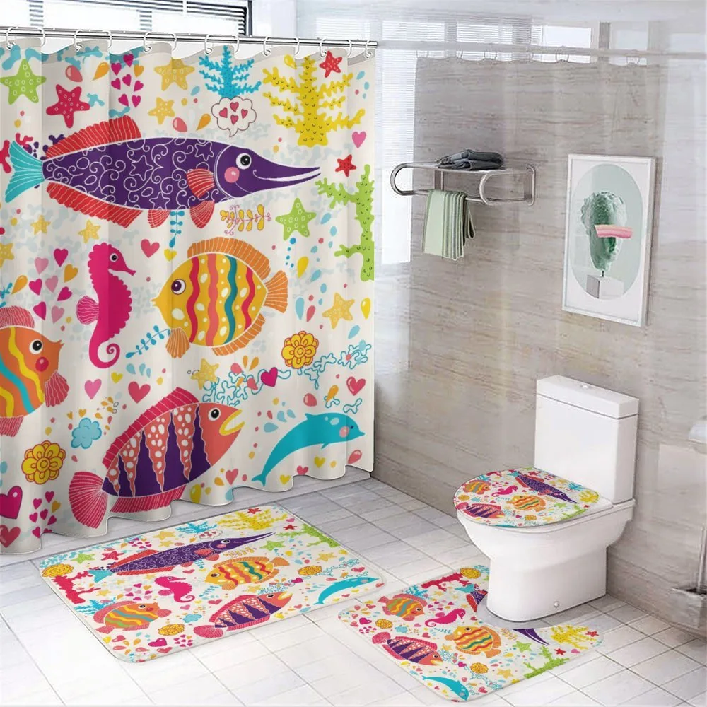 Cartoon Underwater Fish — Your design