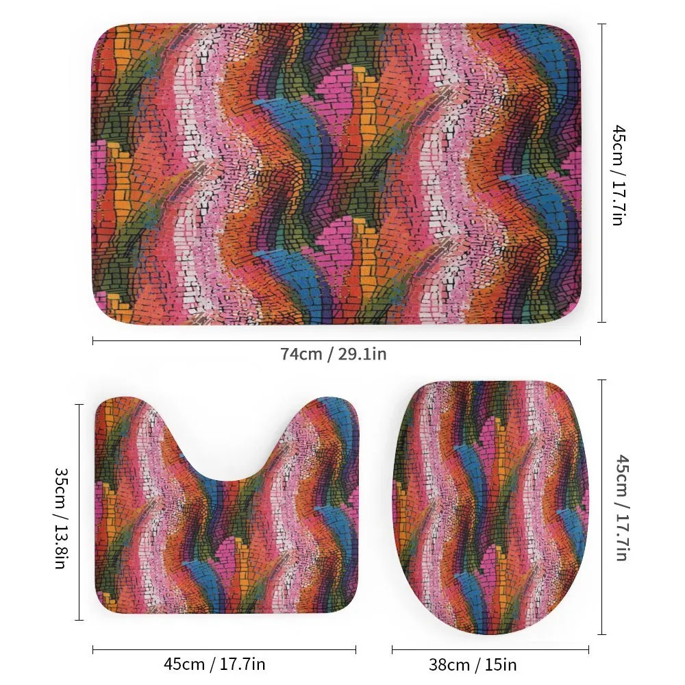 Colorful Wavy Mosaic — Detail 1