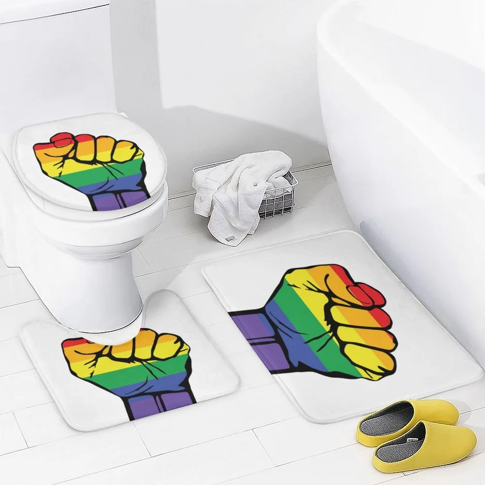 Gay Rights Rainbow Fist LQBT — Detail 3