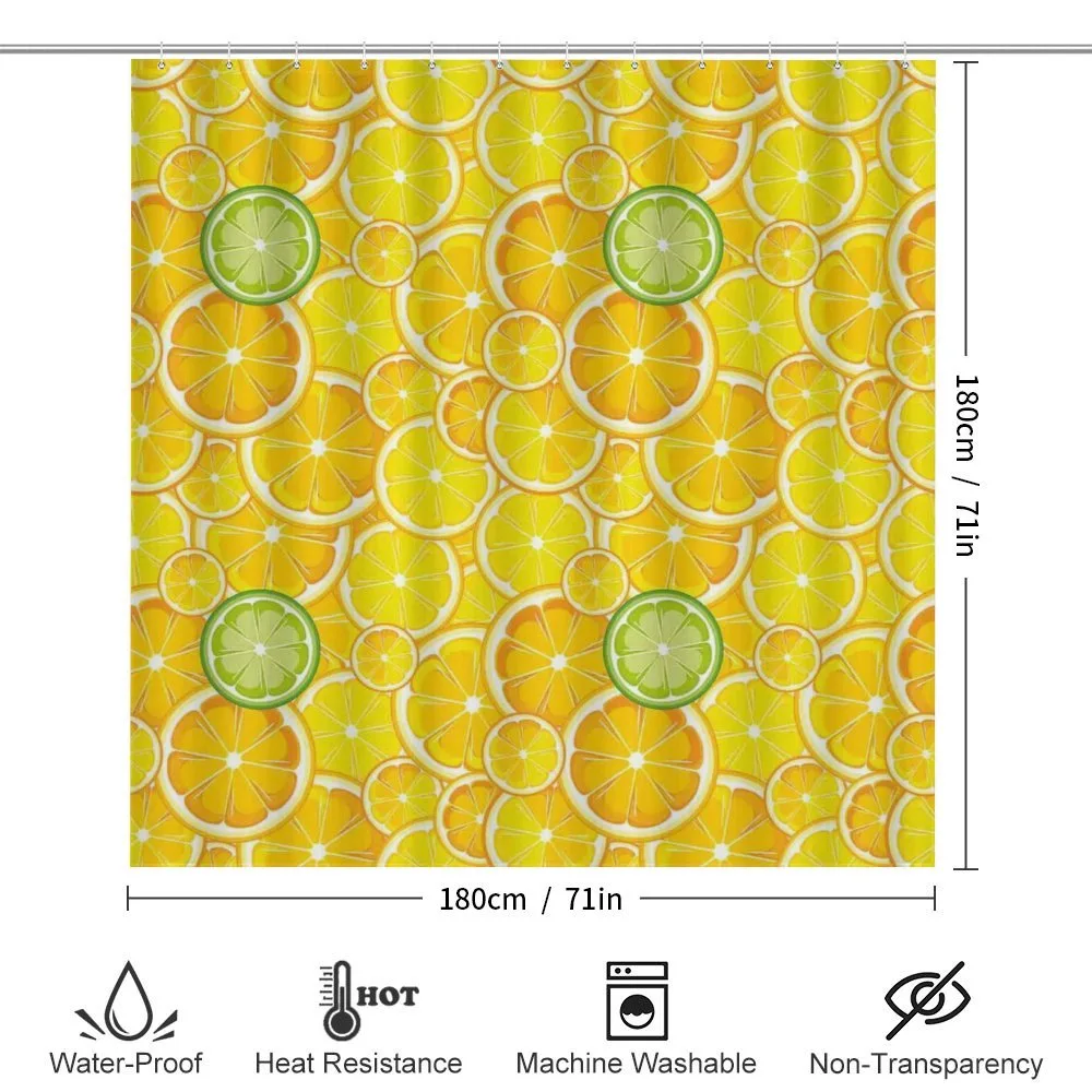Lemon Orange Circles — Detail 2