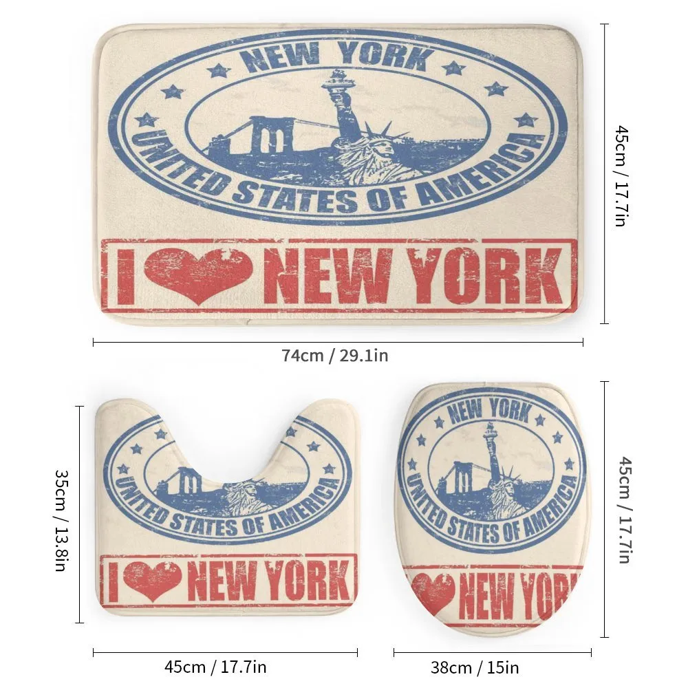 Love NYC in Red Blue — Detail 1