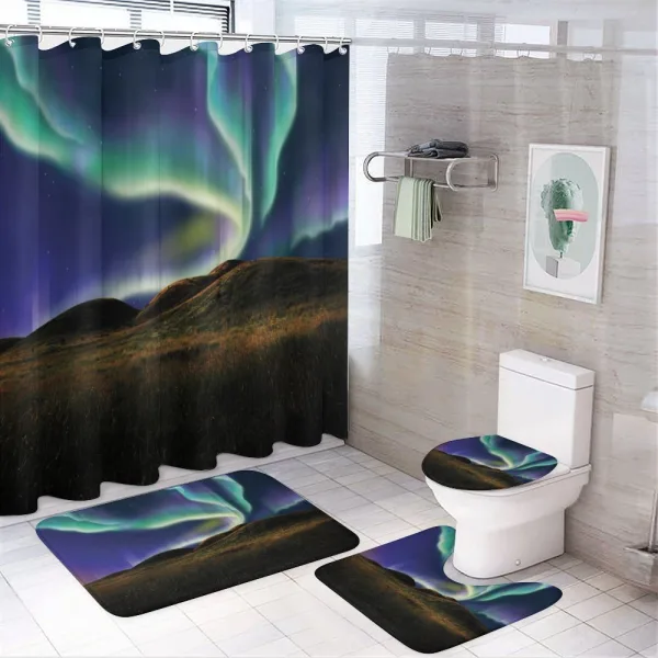 Meadows in the Night on a shower curtain