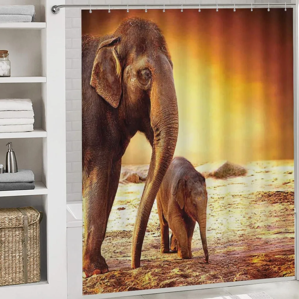 Mother Baby Elephant Family — Detail 4