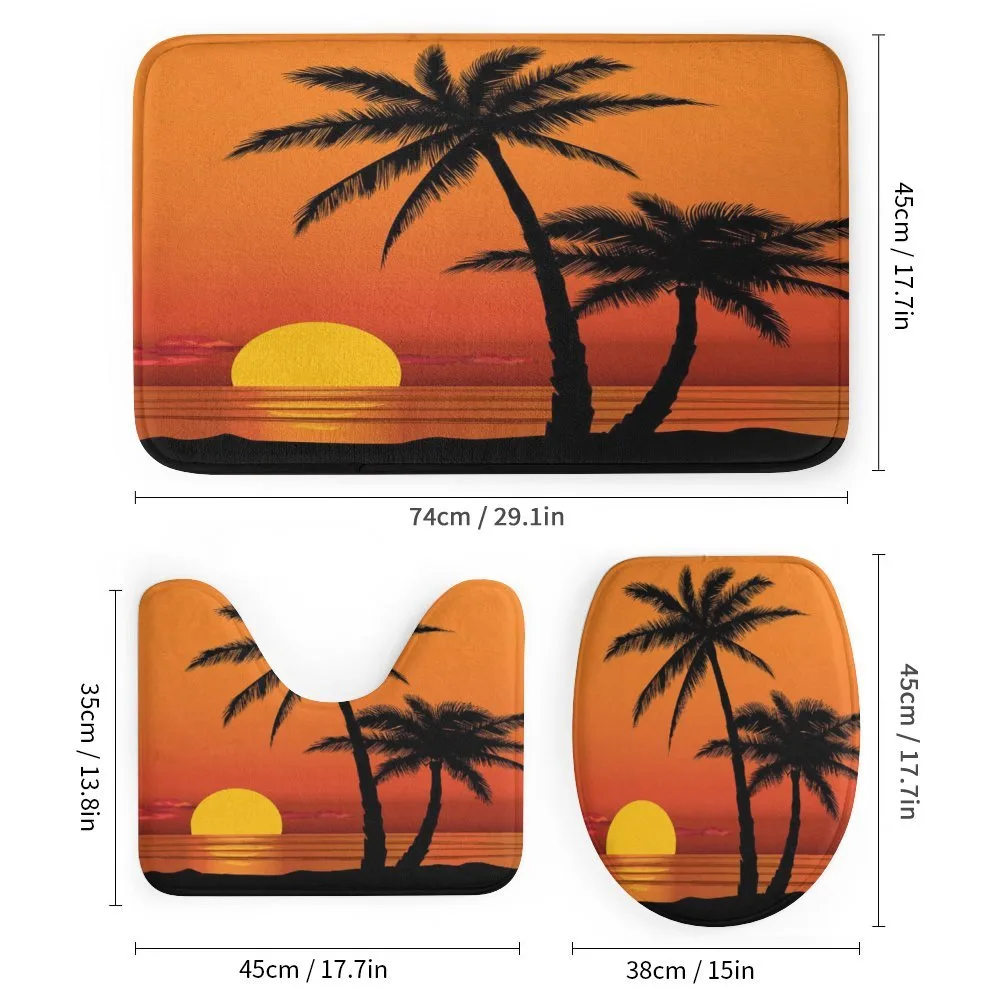Orange Ombre Sunset and Trees — Detail 1