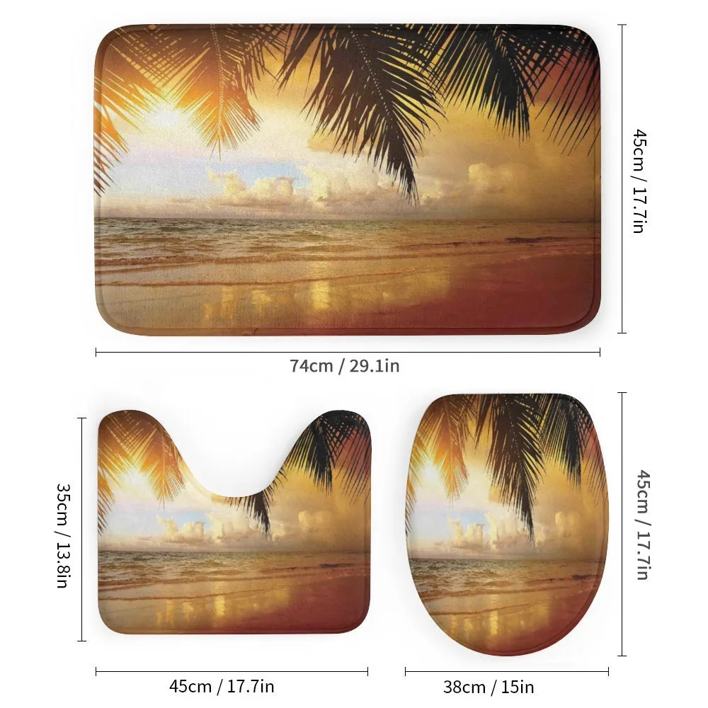 Sunset Caribbean Palms — Detail 1