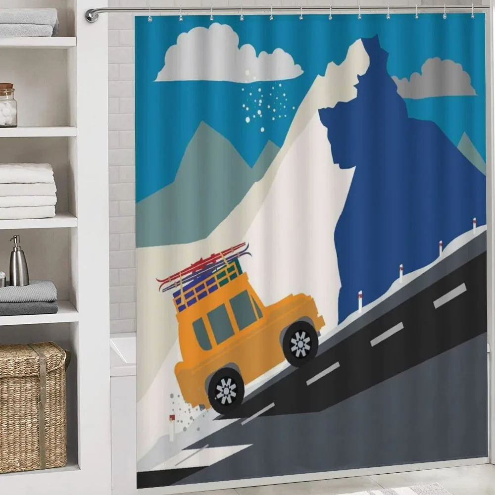 Winter Mountain Road Ski — Detail 4