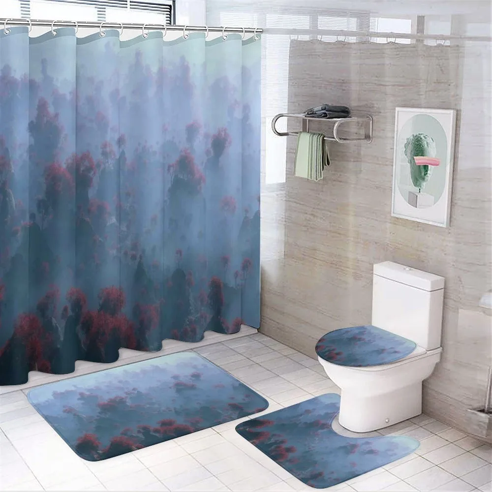 Autumn Trees in Mist — Your design