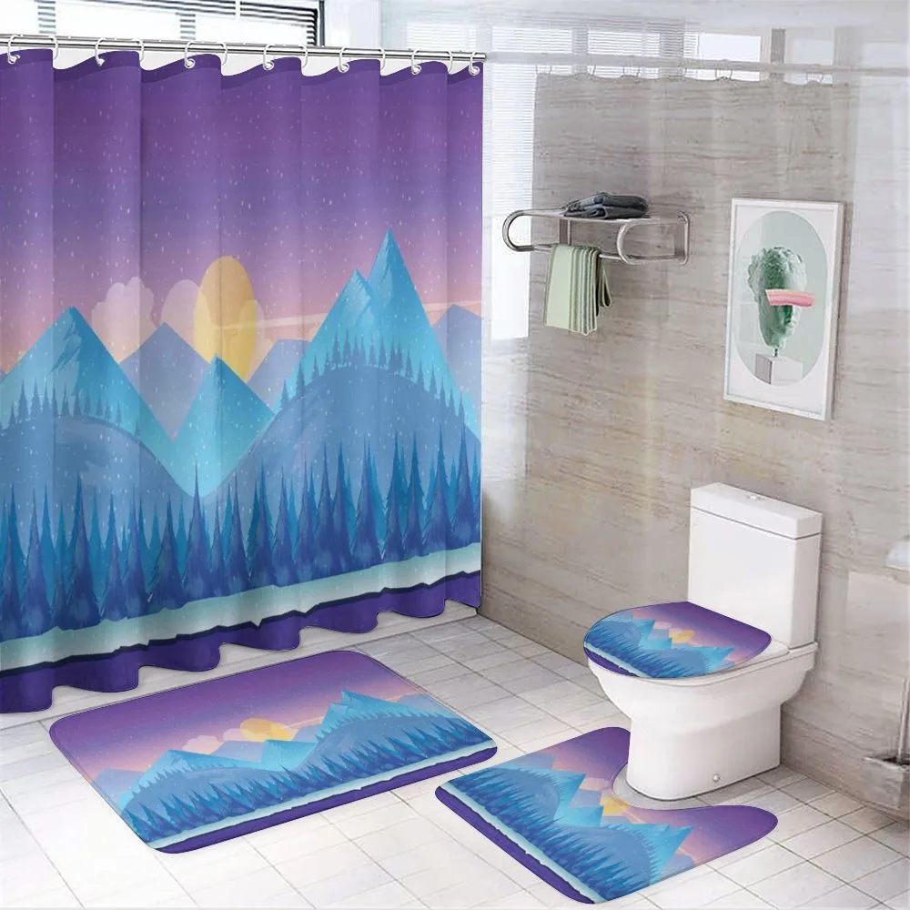 Cartoon Fir Woodland — Your design