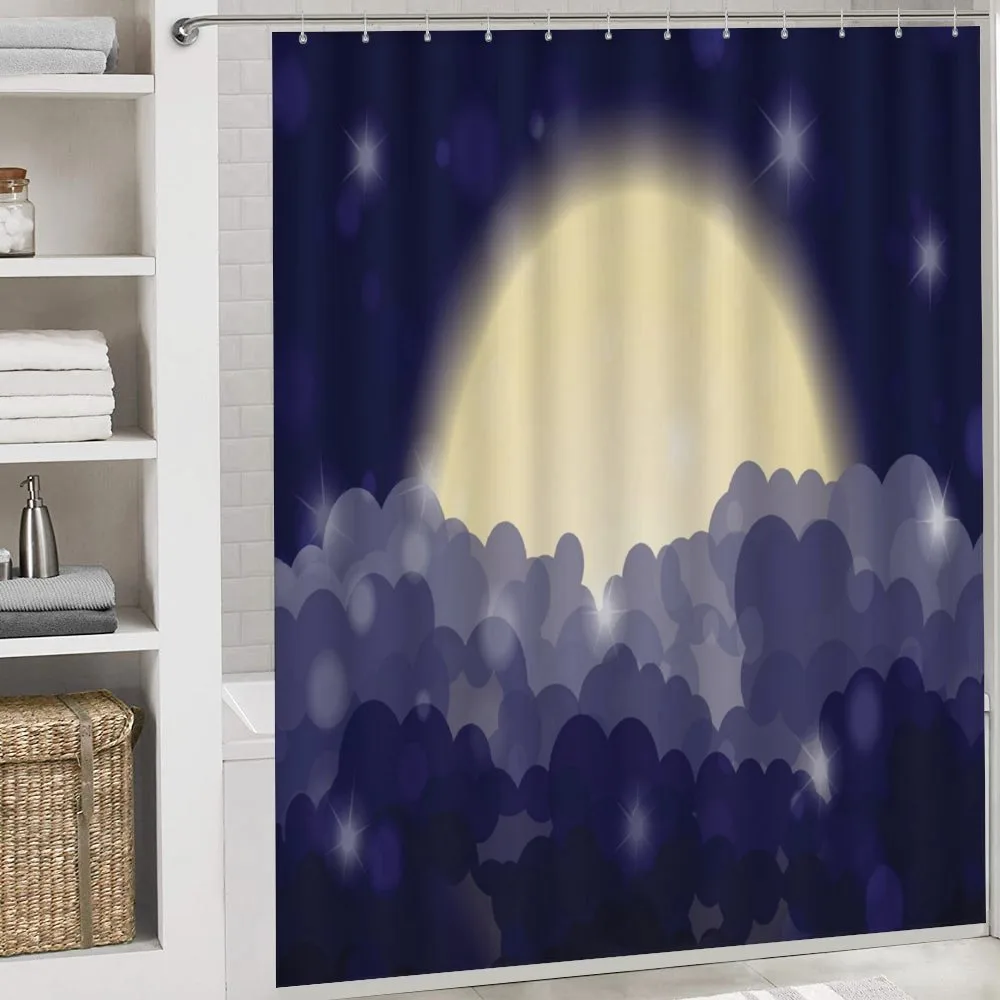 Cloudy Sky View at Night — Detail 4