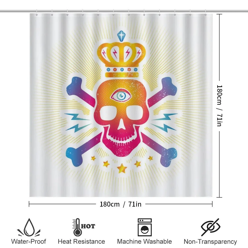 Digital Print Skull Crown — Detail 2