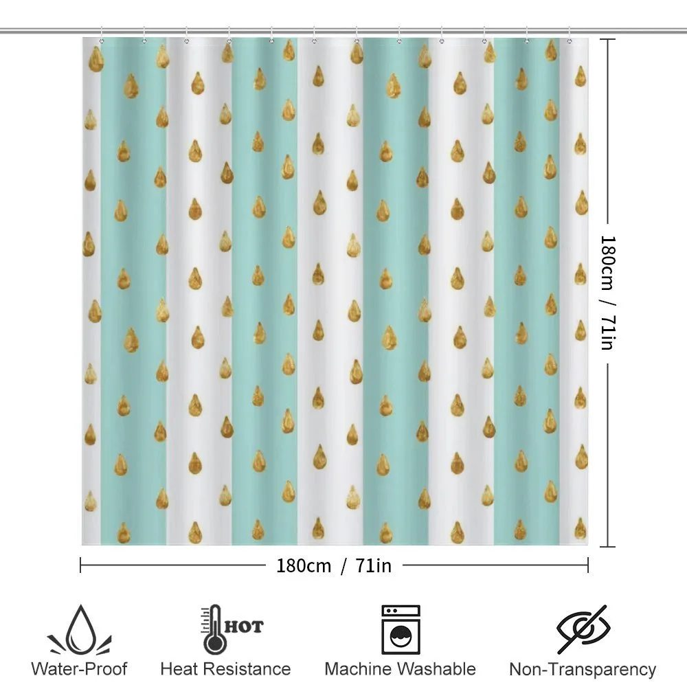 Drops on Bold Stripes — Detail 2