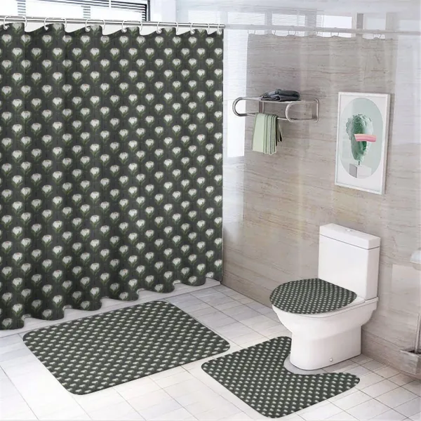 Floral Exotic Proteas on a shower curtain
