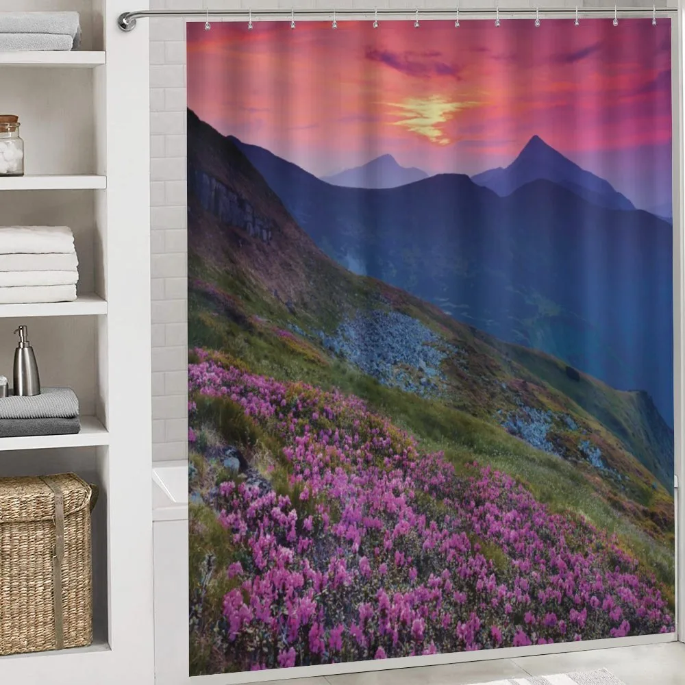 Floral Mountains Dusk — Detail 4