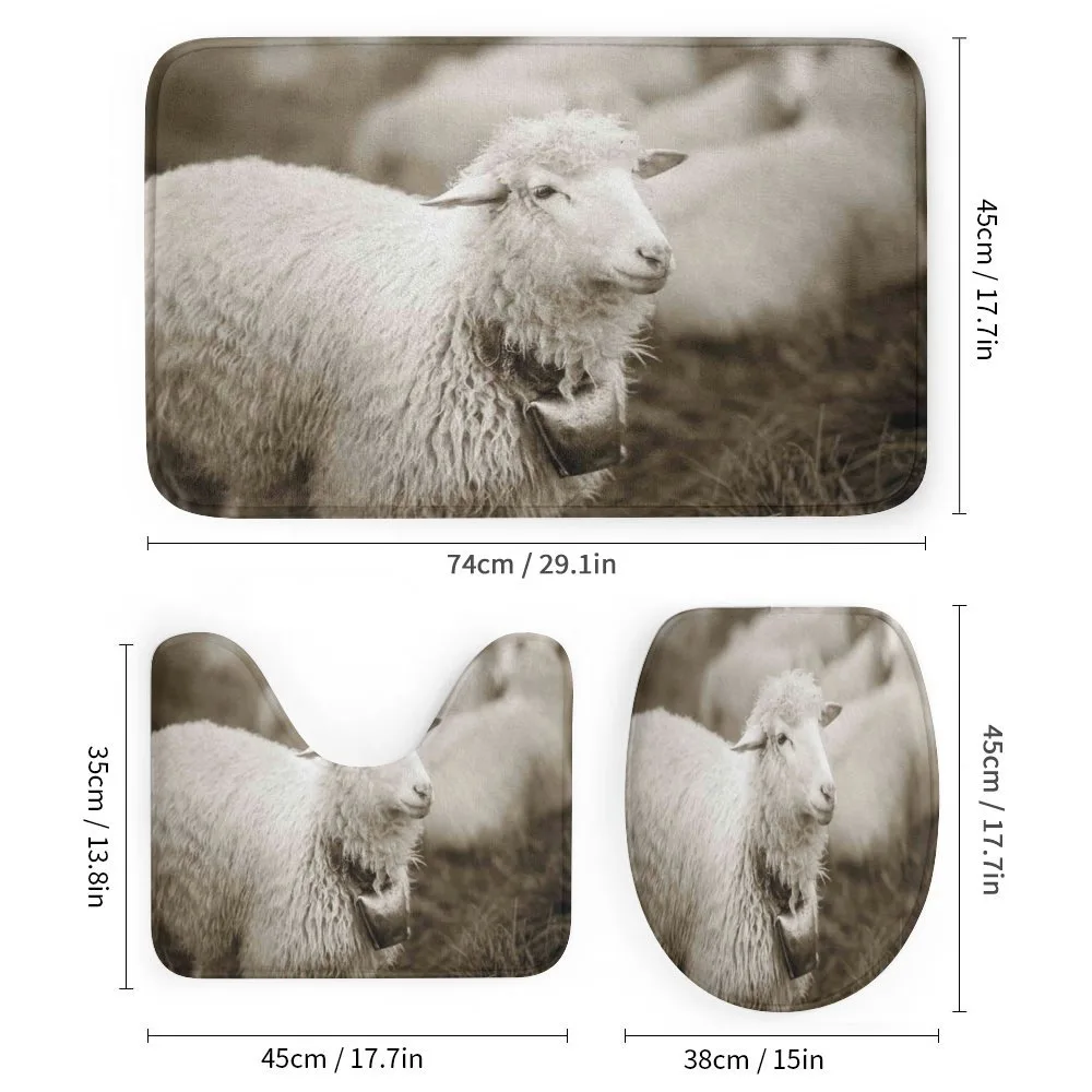 Fluffy Wooly Sheep Herd — Detail 1