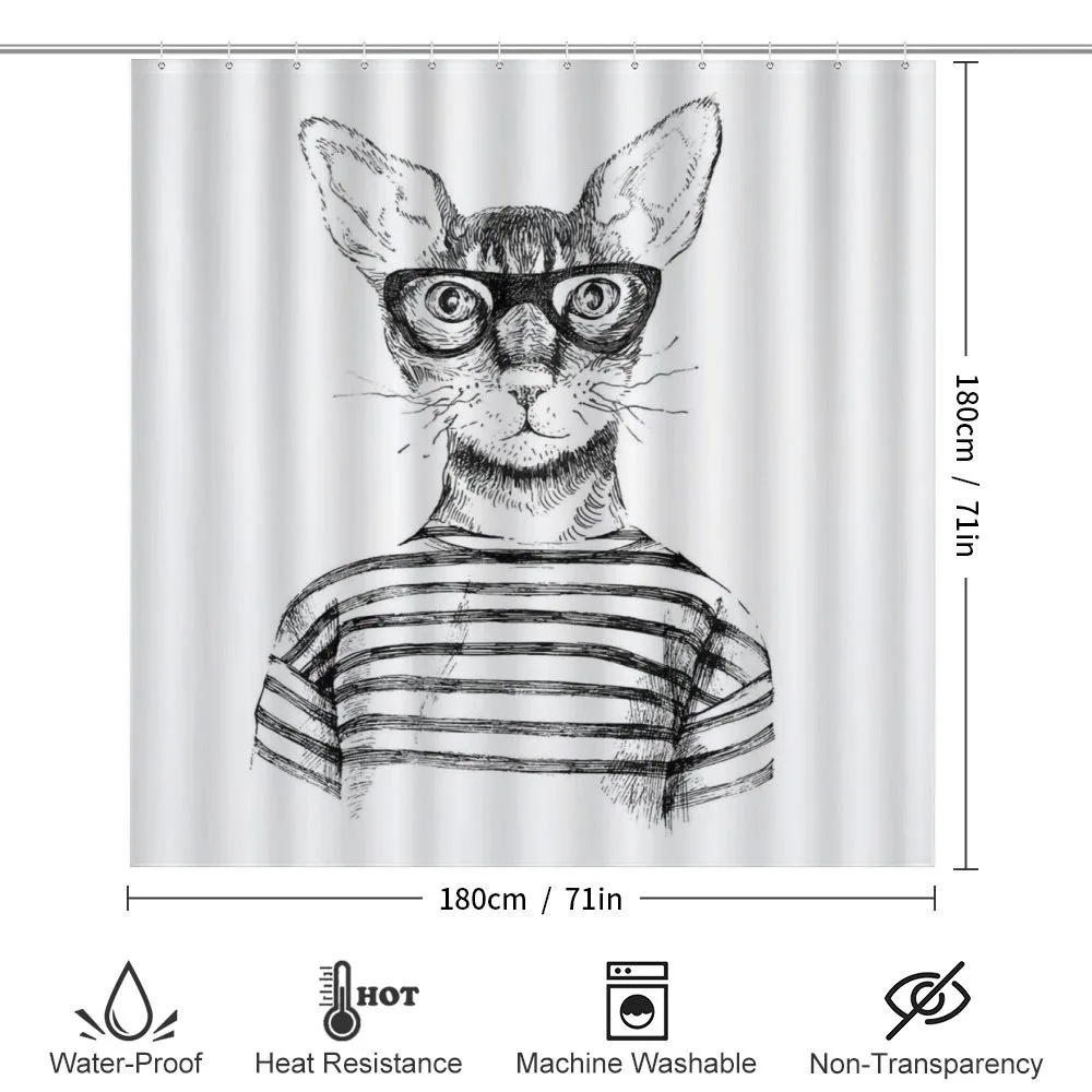 Hipster New Age Cat — Detail 2