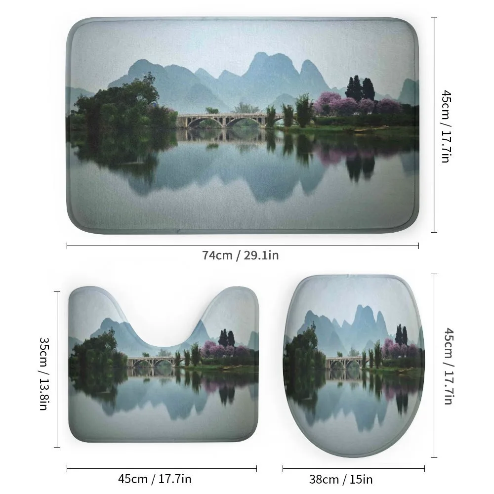 Japanese Lake View — Detail 1