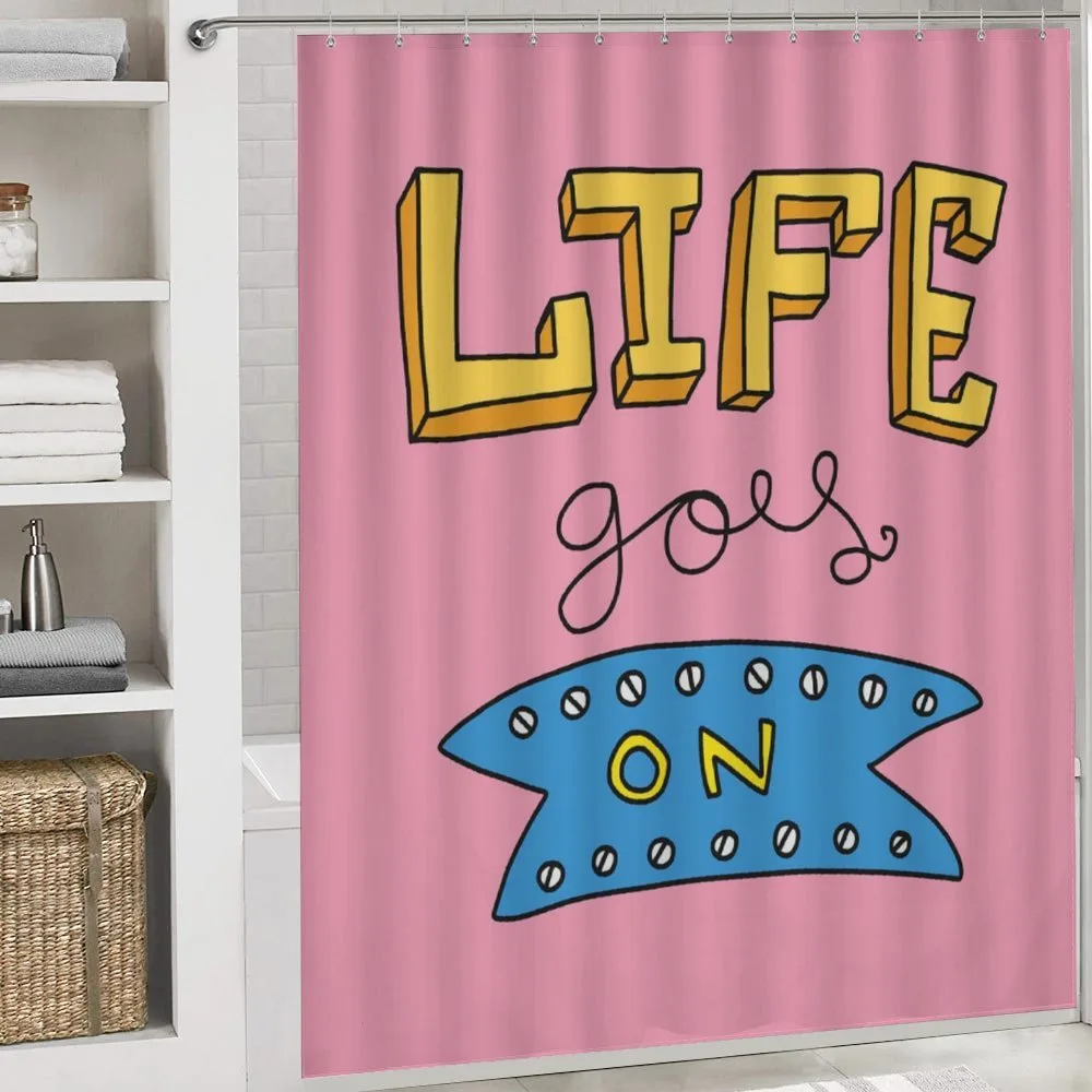 Life Goes on Phrase — Detail 4