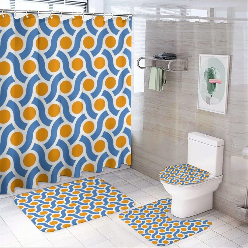 Orange Dots Lines — Your design