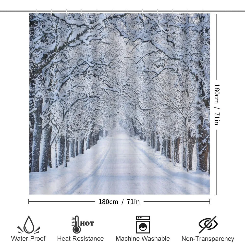 Snowy Woodland Nature — Detail 2