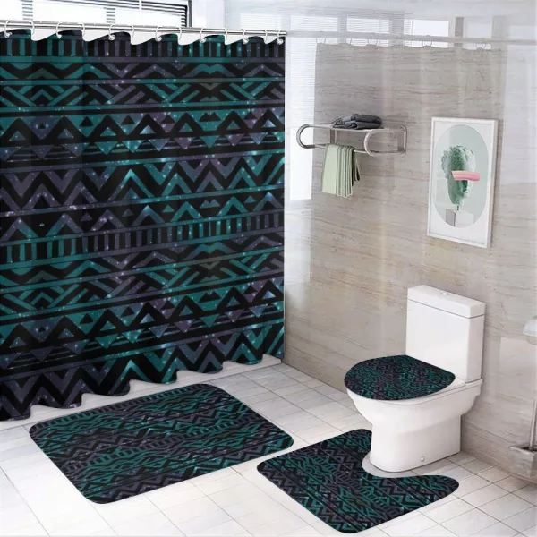 Space Themed Arrows on a shower curtain