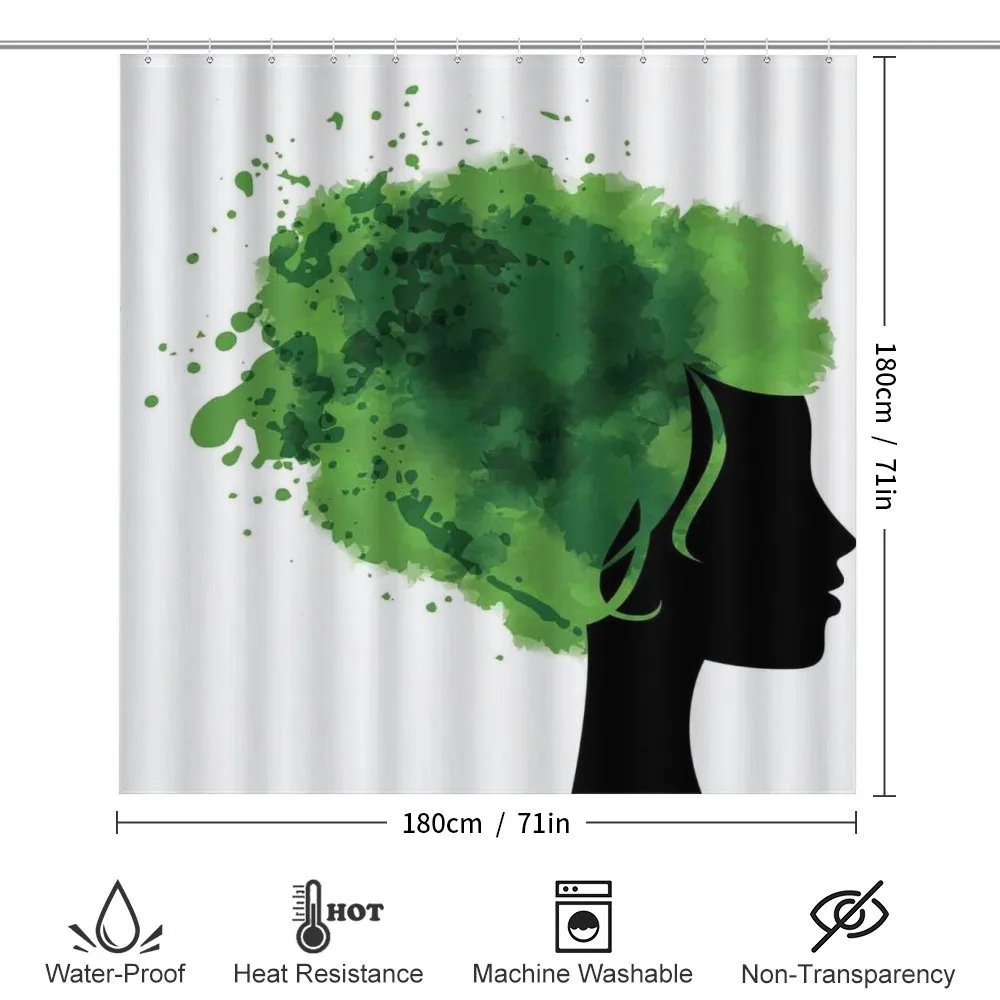 Tree Bushes Green Hair — Detail 2