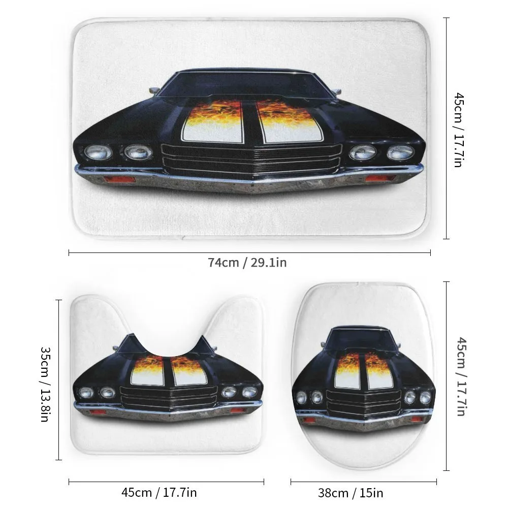 Vintage Retro Car Flame — Detail 1