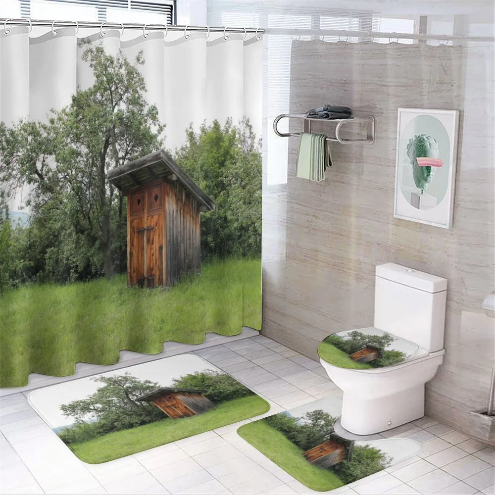 Wooden Hut in Forest — Your design