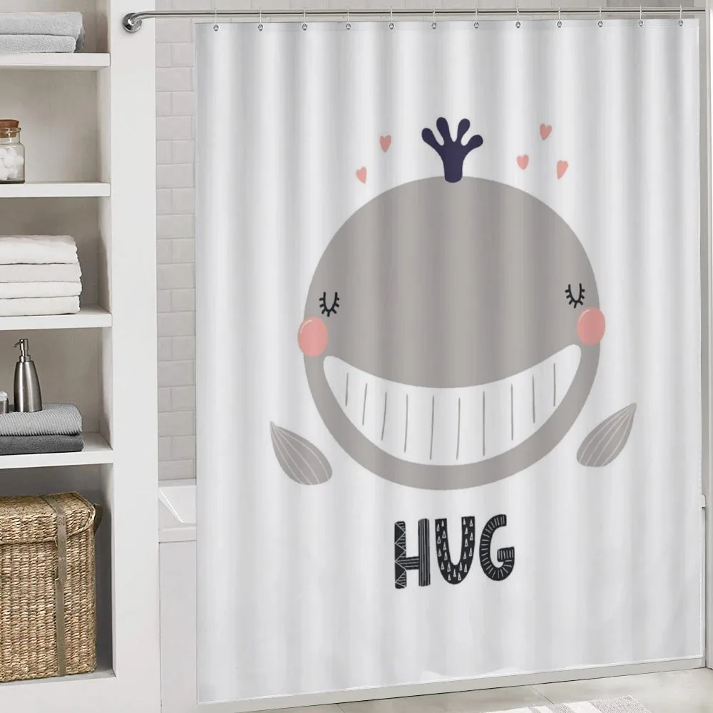 Cheerful Whale Hug Lettering — Detail 4