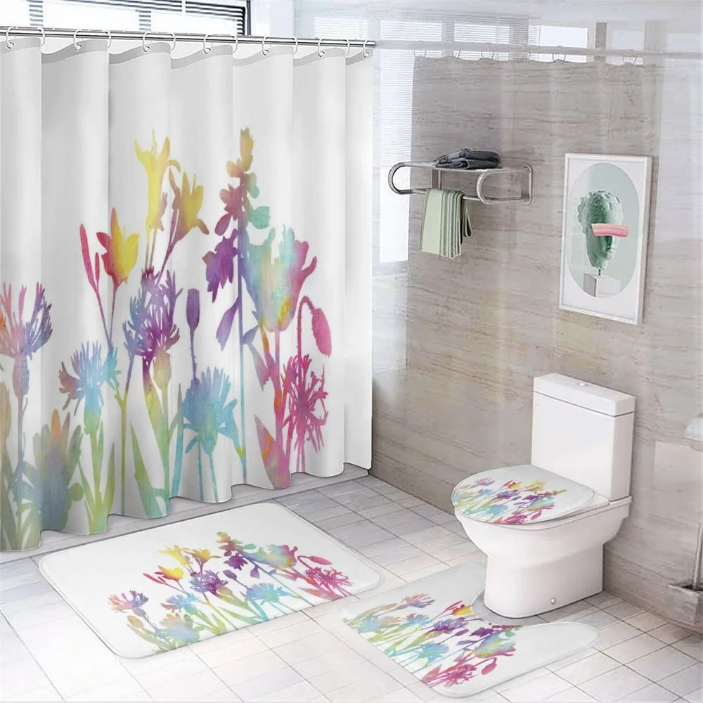 Colorful Ombre Floral Art — Your design