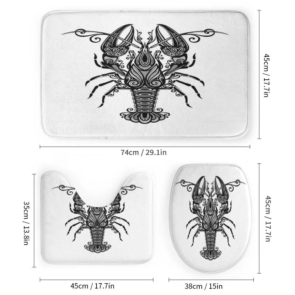 Curvy Ornament Lobster — Detail 1