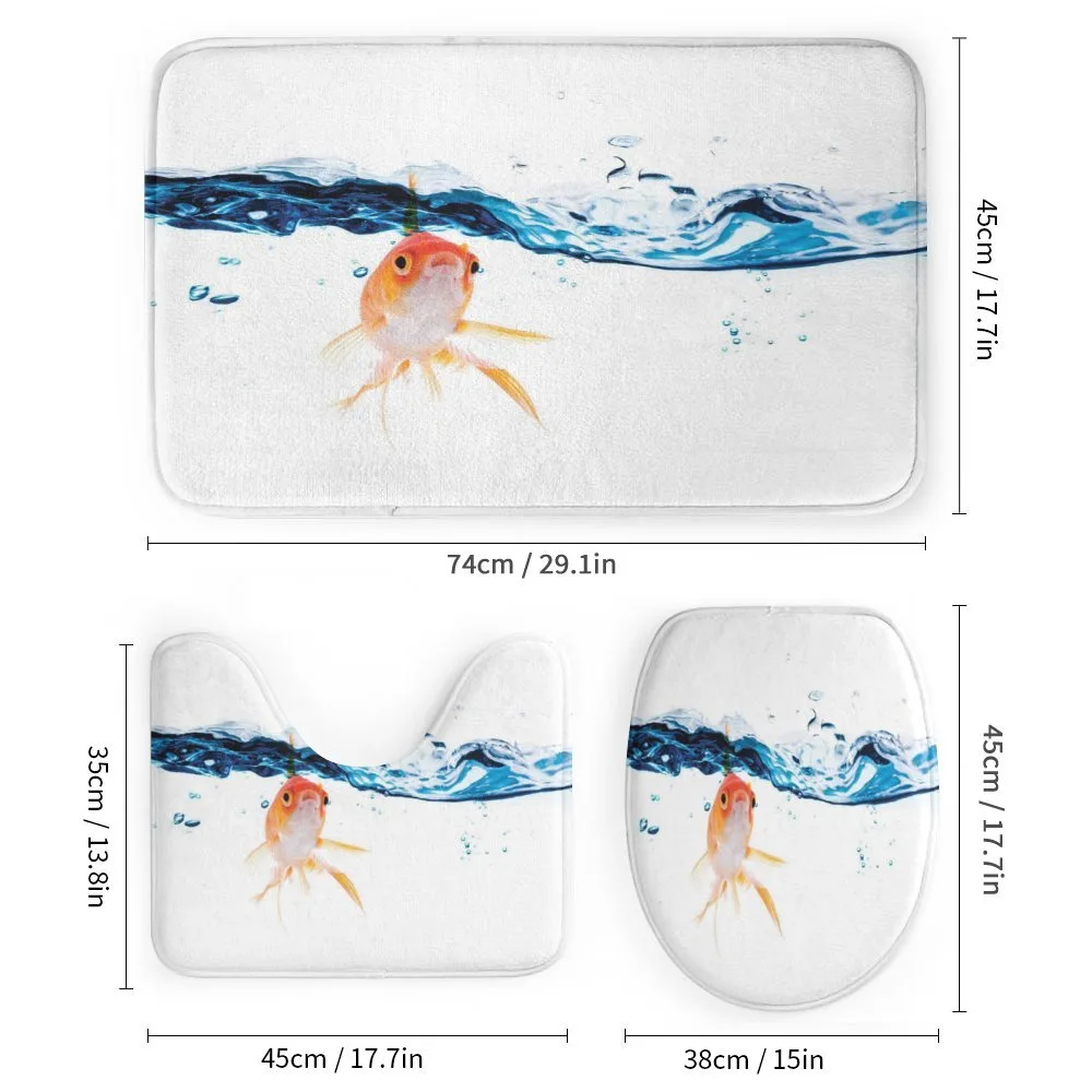 Goldfish Swimming in Water — Detail 1