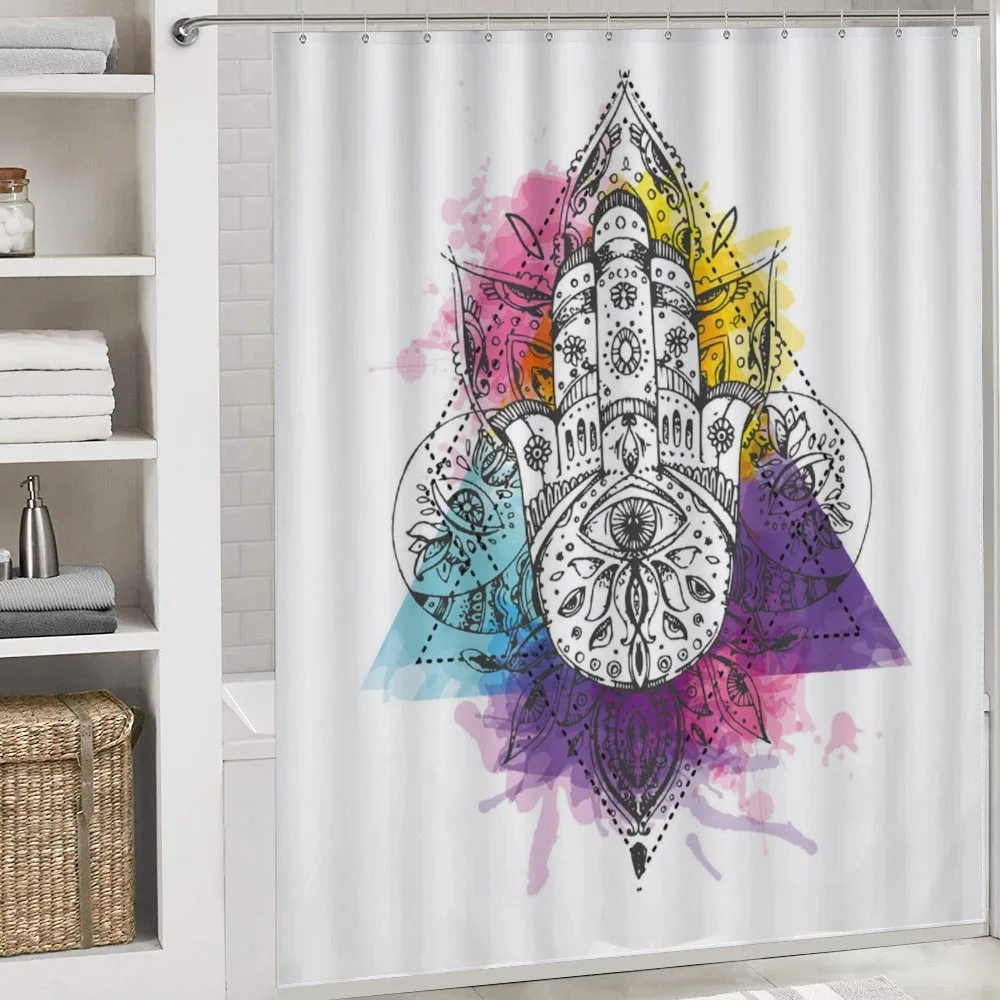 Hamsa Triangle Art — Detail 4