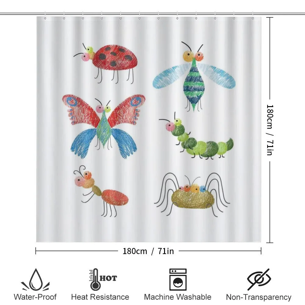 Hand Drawn Bug Pattern — Detail 2