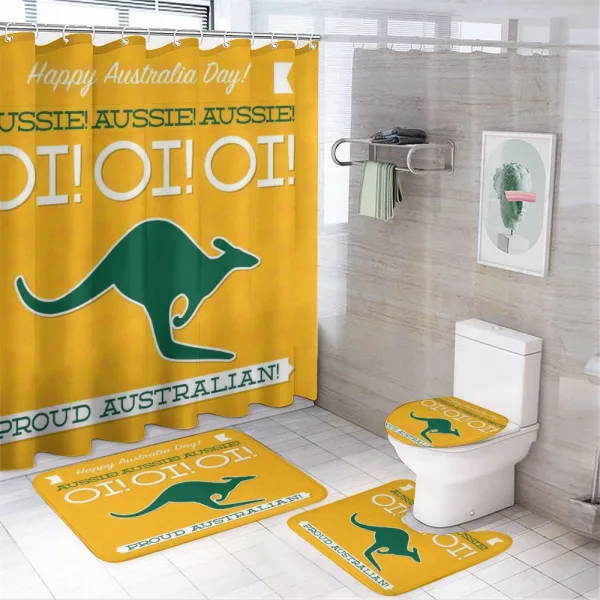 Kangaroo Animal on a shower curtain