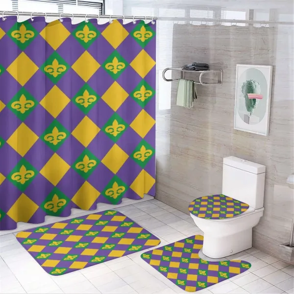 Mardi Gras Themed on a shower curtain