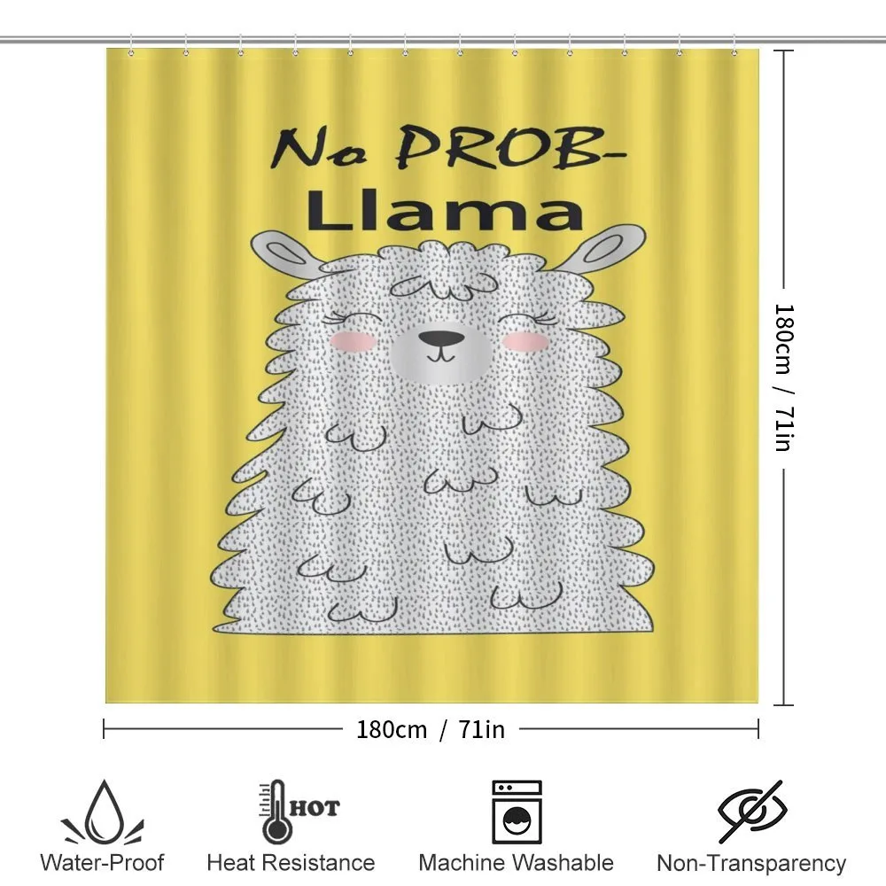 No Prob-llama Humorous Design — Detail 2