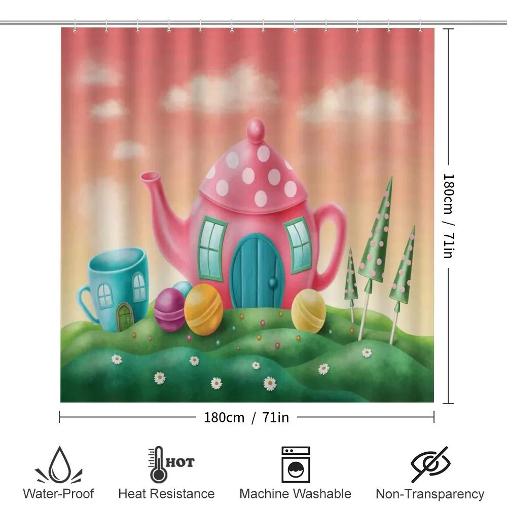 Polka Dotted Tea Pot — Detail 2