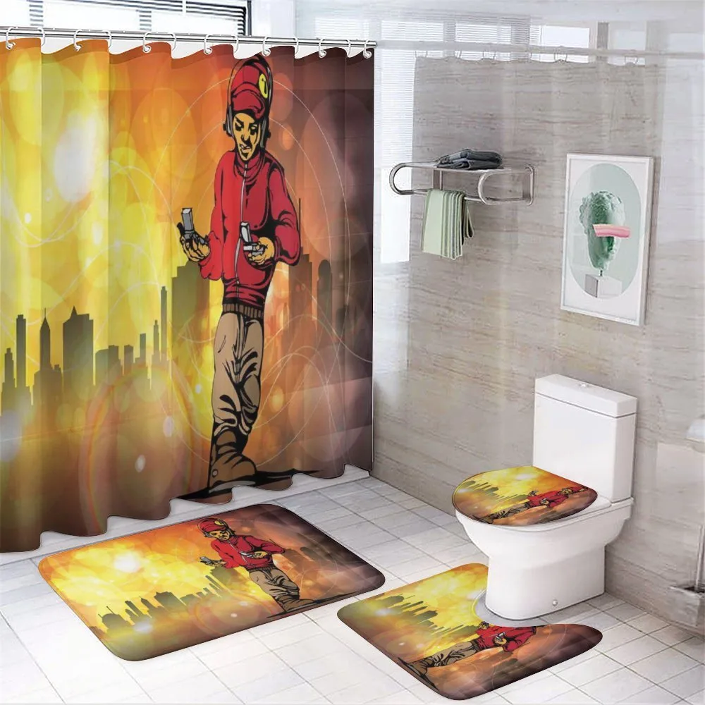 Rap Music City Skyline — Your design