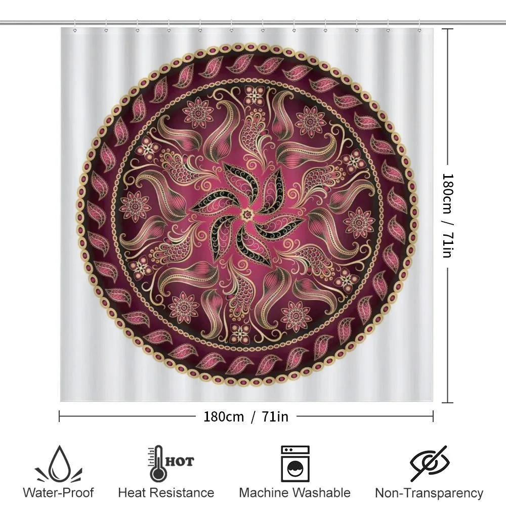 Red Mandala Pattern — Detail 2