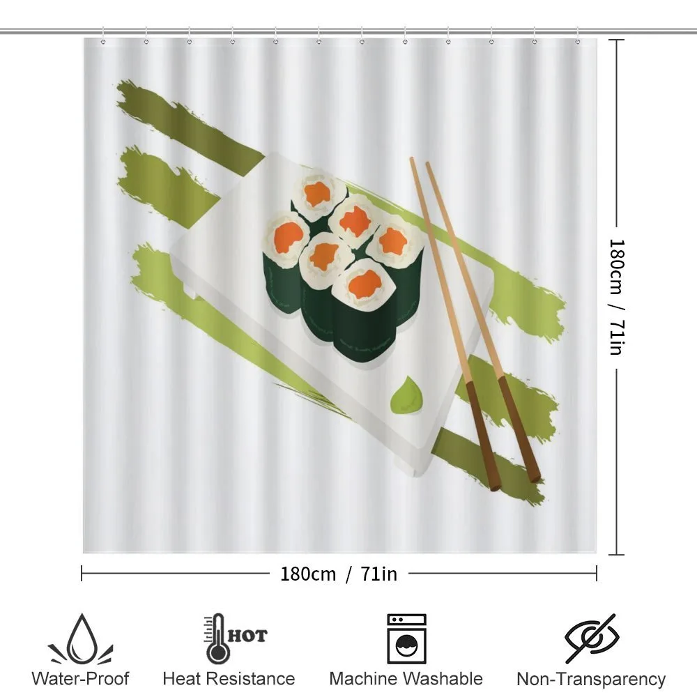 Sushi Maki Plate Chopsticks — Detail 2
