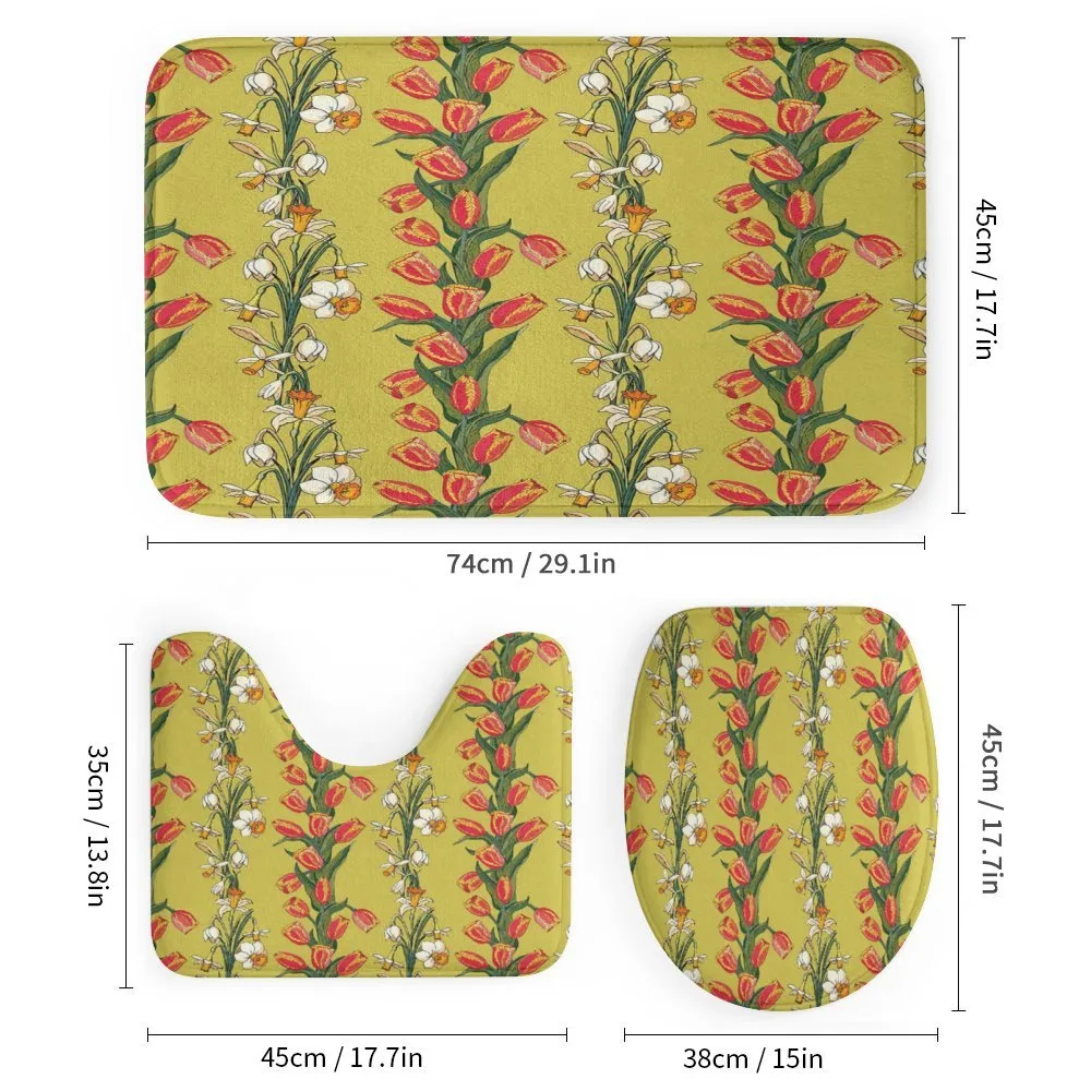 Tulips and Daffodils Pattern — Detail 1