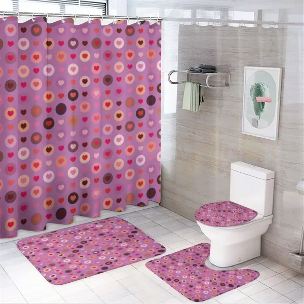 Valentine Romance Love on a shower curtain