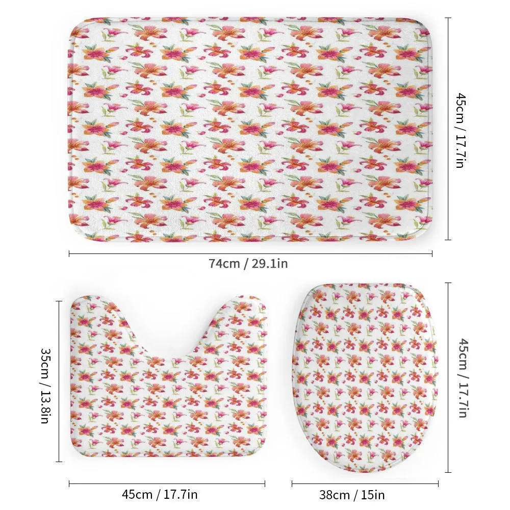 Watercolor Style Blossoms — Detail 1