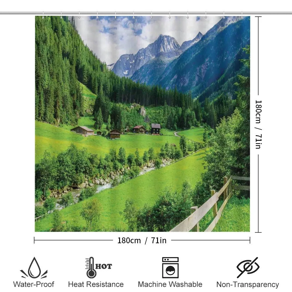 Alpine Scenery Pastoral — Detail 2