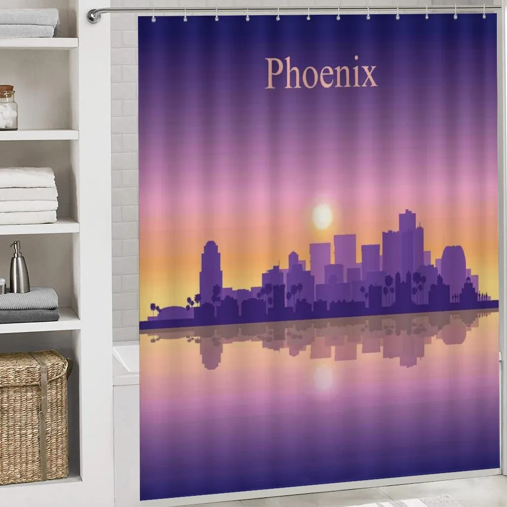 American City Skyline Dawn — Detail 4